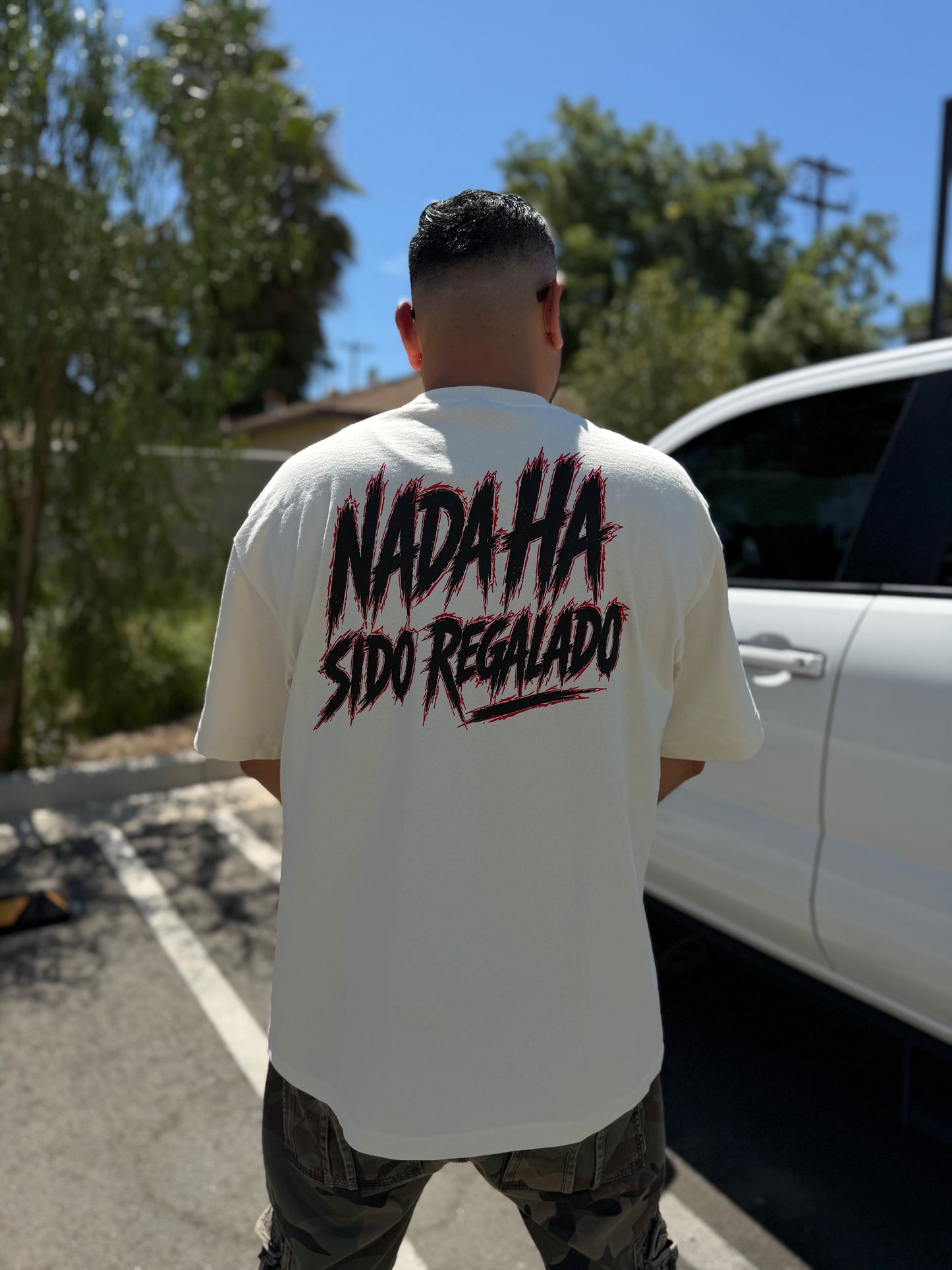 a NHSR tshirt (over size)