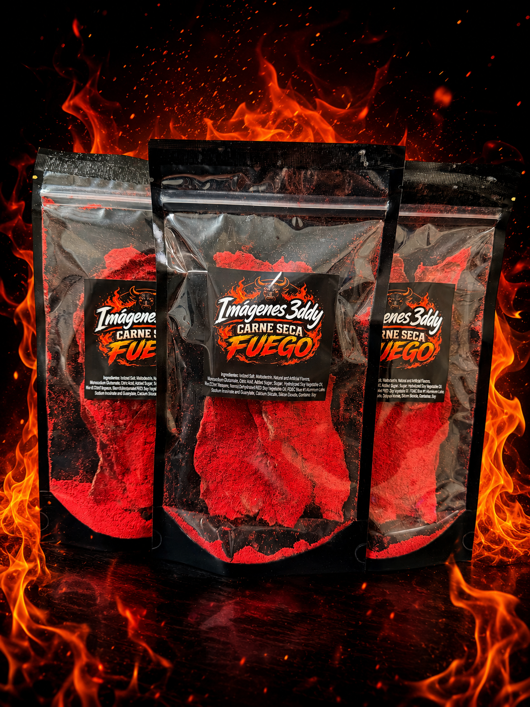 Carne seca fuego(3oz)
