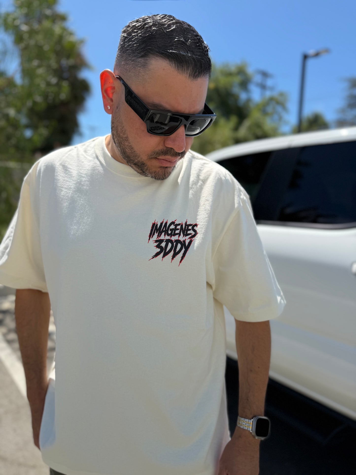 a NHSR tshirt (over size)