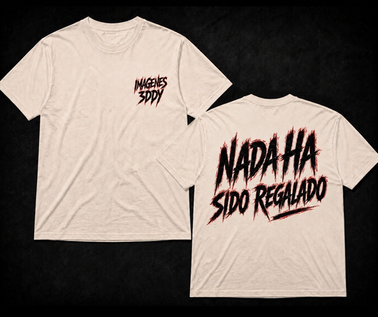 a NHSR tshirt (over size)